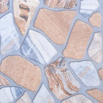 Ceramic tiles patterns in the room Stock Photos