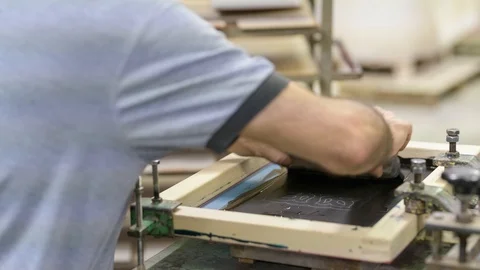 Ceramic Tiles Printing Timelapse Stock Footage 90088670