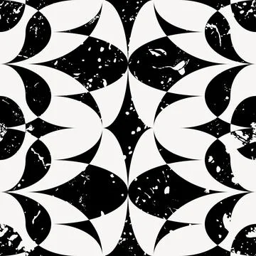 Ceramic tiles, seamless bauhaus pattern. Vector Stock Illustration