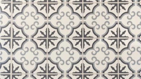 Ceramic tiles wall patchwork Azulejo tile south classic decor background Stock Photos