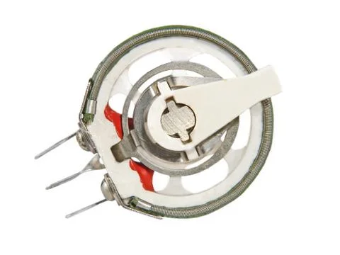 Ceramic variation resistor. Stock Photos