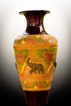 Ceramic vase Stock Photos