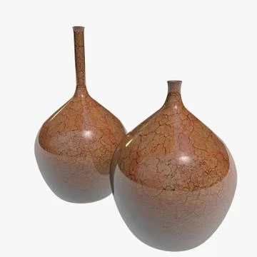 Ceramic vases Stock Illustration