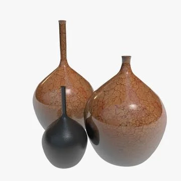 Ceramic vases Stock Illustration