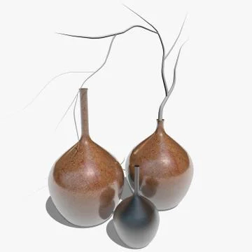 Ceramic vases Stock Illustration