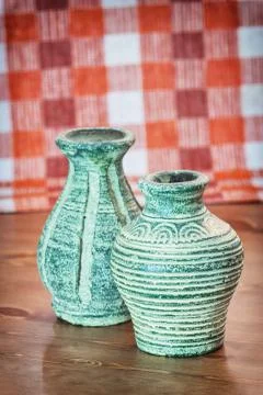 Ceramic vases Stock Photos