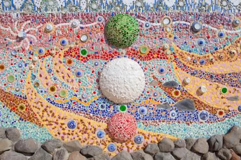 Ceramic wall Stock Photos