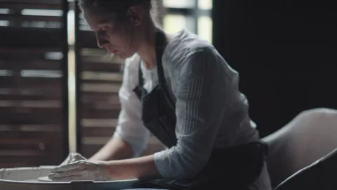 Ceramic ware handmade. Stock-Footage 257225754