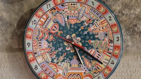 Ceramic watches handmade Video stock 94496412