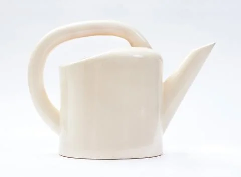 Ceramic watering can Stock Photos