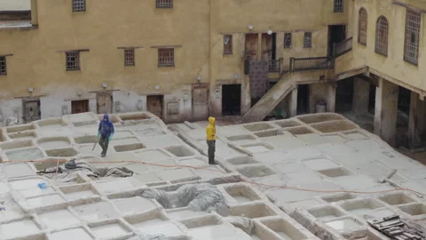 Ceramic workshop in Fez, Morocco. Stock Footage 331781086