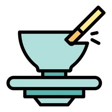 Ceramic workshop icon vector flat Stock Illustration
