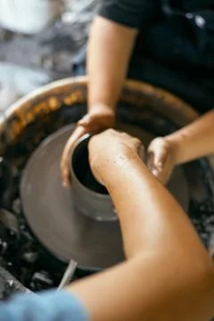 Ceramic workshop. Stock Photos