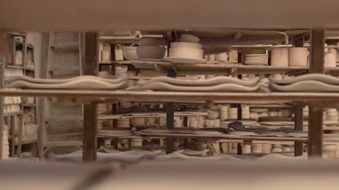 Ceramics Workshop Stock Footage 122717015