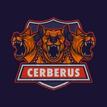 CERBERUS ESPORT LOGO Stock Illustration