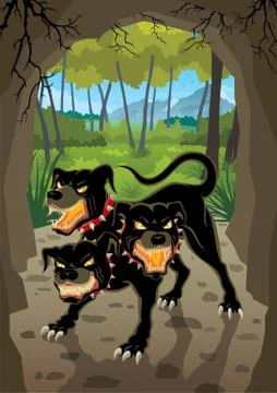Cerberus Stockillustratie