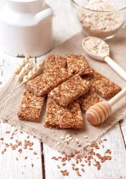 Cereal bars Stock Photos