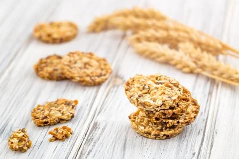 Cereal biscuit 001 Stock Photos