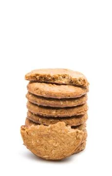 Cereal biscuits isolated Stock Photos