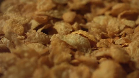 Cereal in a bowl Stock Footage 128567414