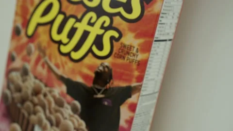 Cereal Box (4k) (4 of 4) Stock Footage 154181326