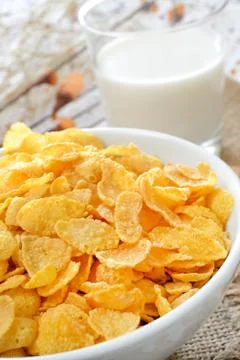 Cereal for breakfast Stock Photos