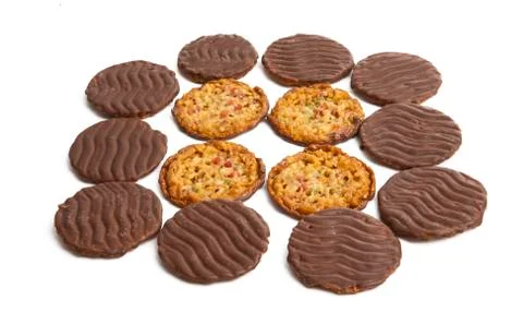 Cereal chocolate chip cookie Stock Photos