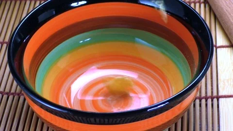 Cereal close-up with the effect of slowing down Stock Footage 92382954