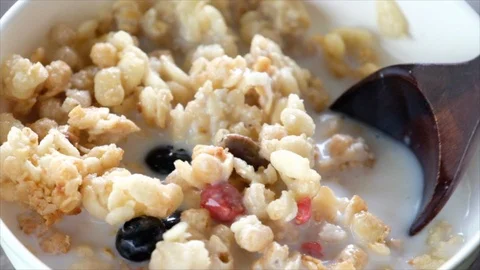 Cereal Stock Footage 90222198