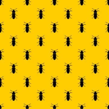 Cereal leaf beetle pattern vector Stockillustratie