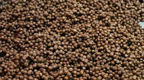 Cereal Matinal de Chocolate. 库存影片 35314051