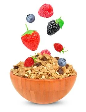 Cereal muesli Foto stock