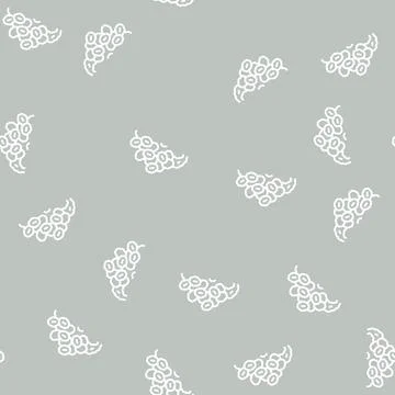 Cereal pile line seamless pattern Stock Illustration