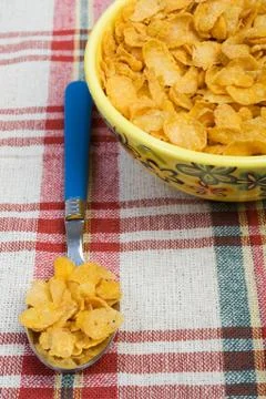 Cereal on table Stock Photos