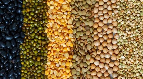 Cereals background Foto stock