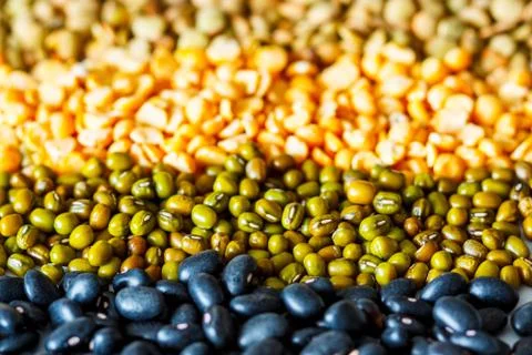 Cereals background Stock Photos