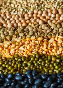 Cereals background Stock Photos