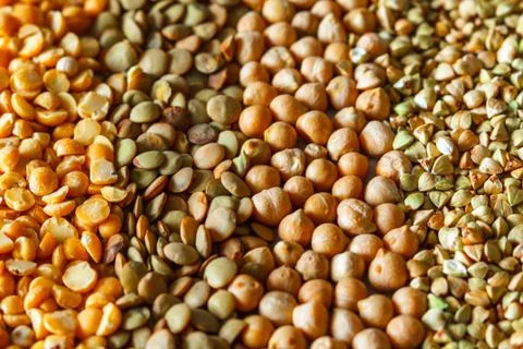 Cereals background Stock Photos