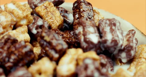 Cereals closeup Stock Footage 234564389