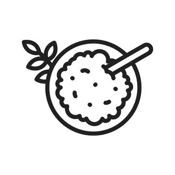 Cereals Icon Image. Stock Illustration