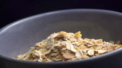 Cereals muesli 스톡 동영상 49745012