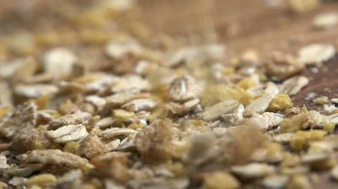 Cereals muesli Video stock 49754840