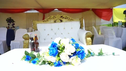 CEREMONIAL DECORATIONS Stock Footage 296480250