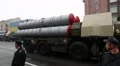 Ceremonial parade of military hardware in Kiev, Ukraine HD Footage
