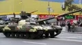 Ceremonial parade of military hardware in Kiev, Ukraine HD Footage