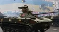 Ceremonial parade of military hardware in Kiev, Ukraine HD Footage