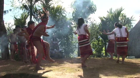 Ceremonial rites, dancing Stock Footage 517755