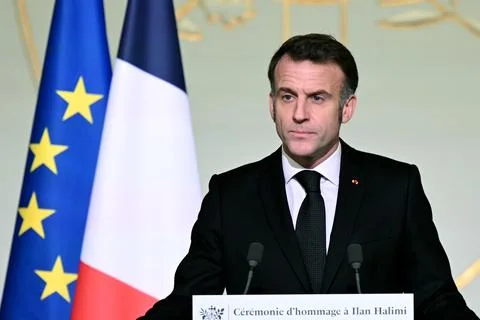 Ceremony in honor of Ilan Halimi at the Elysee Palace, Paris, France - 13 Feb 20 Stock Photos