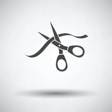 Ceremony ribbon cut Stock Illustration