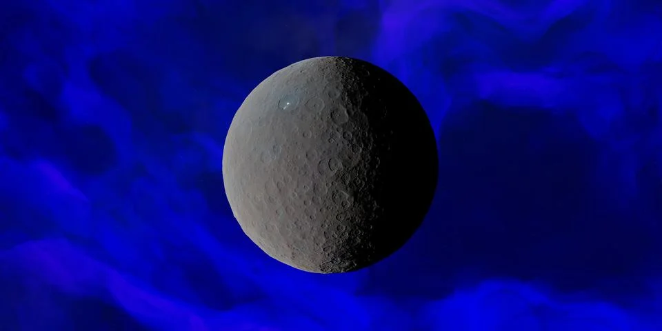 Ceres Dwarf Planet Stock Illustration
